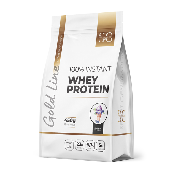 Gold Line 100% Instant Whey Protein Blueberry ice cream
