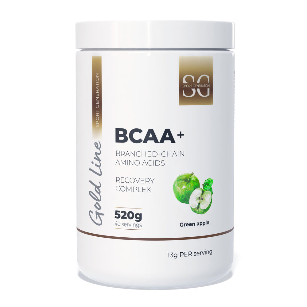 Gold Line BCAA+ 520 g Green apple