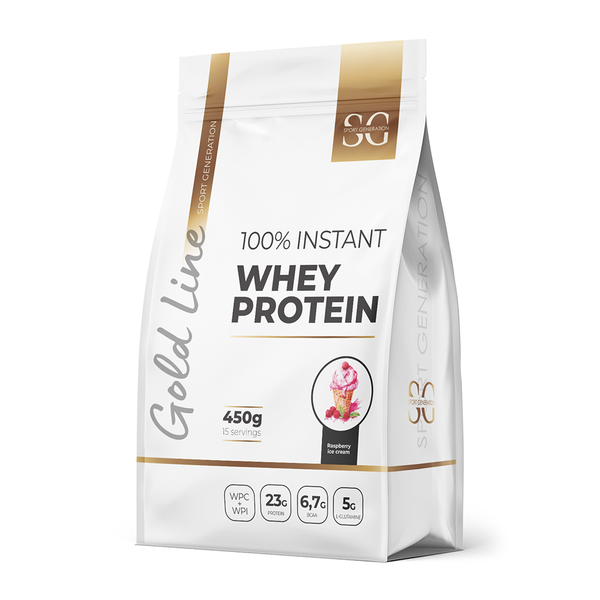 Gold Line 100% Instant Whey Protein Raspberry ice cream