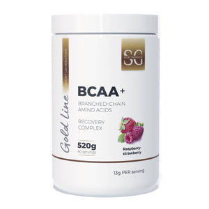 Gold Line BCAA+ 520 g Raspberry & Strawberry