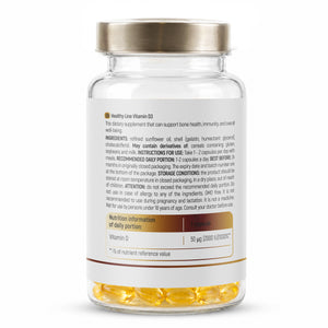 Healthy Line Vitamin D3 2000 IU